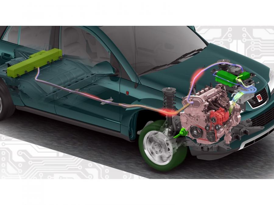 Схема Saturn Vue Green Line Hybrid 2006 года  (фото 12 из 14)